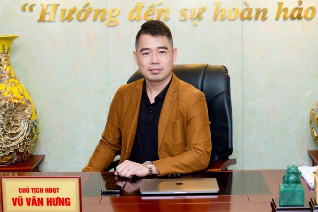 Chủ tịch Hội đồng quản trị Tập đoàn ĐTG Vũ Văn Hưng